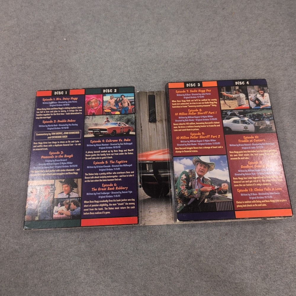 The Dukes of Hazzard The Complete Fourth Season 4 DVD Box Set 9-Disc VG+ - Picture 2 of 3